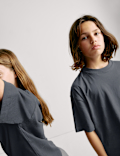 Pure Cotton Plain T-Shirt (2-16 Yrs)