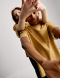 Pure Cotton Plain T-Shirt (2-16 Yrs)