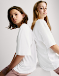 Pure Cotton Plain T-Shirt (6-16 Yrs)