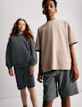 Cotton Rich Elasticated Waist Shorts (6-16 Yrs)
