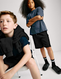 Cotton Rich Elasticated Waist Shorts (6-16 Yrs)
