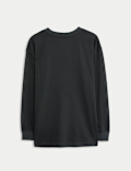 Pure Cotton Plain Long Sleeve Top (6-16 Yrs)