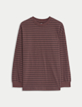 Pure Cotton Striped Top (6-16 Yrs)