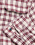 Pure Cotton Micro Checked Shirt (6-16 Yrs)