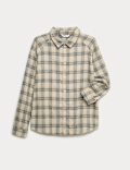 Pure Cotton Checked Shirt (6-16 Yrs)
