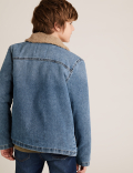 Denim Borg Lined Jacket (6-16 Yrs)