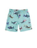Shark Print Swim Shorts (6-16 Yrs)