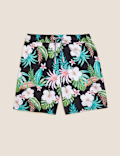 Tropical Print Swim Shorts (6-16 Yrs)