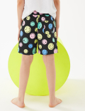SmileyWorld&reg; Printed Swim Shorts (6-16 Yrs)
