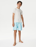 Checked Swim Shorts (6-16 Yrs)
