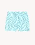 Checked Swim Shorts (6-16 Yrs)