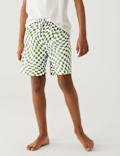 Checked Swim Shorts (6-16 Yrs)