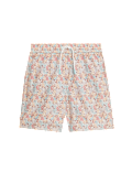 Ditsy Floral Shorter Length Swim Shorts (6-16 Yrs)