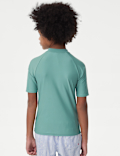 Quarter Zip Rash Vest (2-16 Yrs)