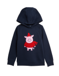 Cotton Rich Percy Pig™ Hoodie  (6 -16 Yrs)