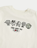 Pure Cotton Embroidered T-Shirt (6-16 Yrs)