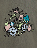 The Doodle Boy Pure Cotton 'Everyone Is Different' T-Shirt (4-16 Yrs)