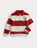 Pure Cotton Disney Cars&trade; Striped Rugby Top (2-8 Yrs)
