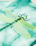Pure Cotton Tie Dye Dragonfly T-Shirt