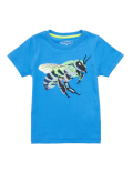 Pure Cotton Embroidered Bee T-Shirt