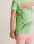 Pure Cotton Tiger Print T-Shirt (2-7 Yrs)