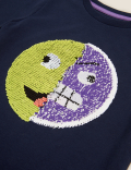 Pure Cotton Reversible Sequin T-Shirt