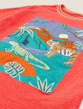 Pure Cotton Jungle Scene T-Shirt (2-7 Yrs)
