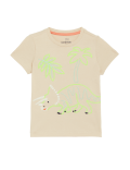 Pure Cotton Dinosaur T-Shirt