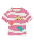 Pure Cotton Striped Safari T-Shirt