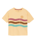 Pure Cotton Wave Print T-Shirt