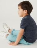 Cotton Rich Knitted Polo Shirt