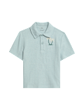 Cotton Rich Textured Polo