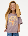 Pure Cotton Graphic T-Shirt (2-16 Yrs)