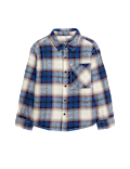 Pure Cotton Brushed Checked Shirt (2-8 Yrs)