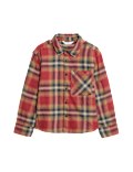 Pure Cotton Brushed Checked Shirt (2-8 Yrs)