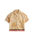Pure Cotton Tropical Print Shirt (2-8 Yrs)
