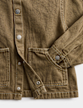 Pure Cotton Denim Overshirt (2-8 Yrs)