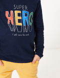 Pure Cotton Super Hero Top (2-7 Yrs)