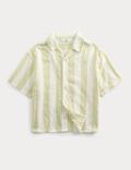Cotton Rich Striped Seerscucker Shirt (2-8 Yrs)
