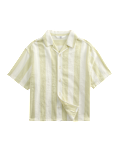 Cotton Rich Striped Seerscucker Shirt (2-8 Yrs)