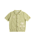 Pure Cotton Knitted Embroidered Polo Shirt (2-8 Yrs)
