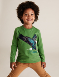 Cotton Embroidered Eagle Top