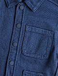 Pure Cotton Denim Twill Overshirt (2-8 Yrs)