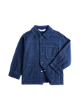 Pure Cotton Denim Twill Overshirt (2-8 Yrs)