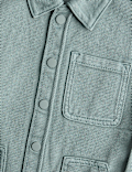 Pure Cotton Denim Twill Overshirt (2-8 Yrs)