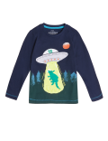 Pure Cotton Alien Reversible Sequin Top (2-7 Yrs)