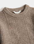 Textured Knitted Jumper (2-8 Yrs)