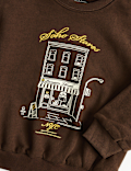 Cotton Rich Graphic Sweatshirt (2-8 Yrs)