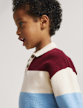 Striped Rugby Knitted Jumper (2-8 Yrs)