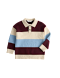 Striped Rugby Knitted Jumper (2-8 Yrs)
